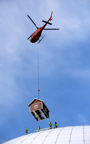 helicopter house